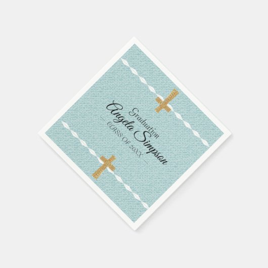 Jesu Christi-Graduationspartei Serviette (Ecke)