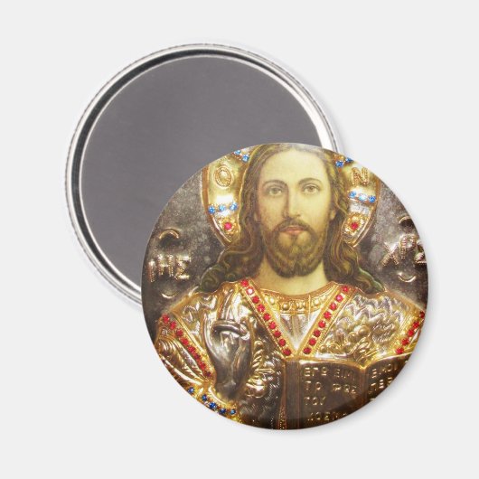 Jesu Christi-Malerei Magnet (Vorderseite/Rückseite)