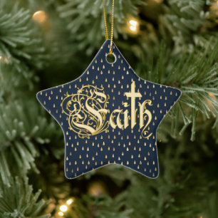 Jesu Christliche Religion Überkreuzen Weihnachten Keramik Ornament