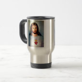 Jesu Edelstahl Reisen Mug Geschenk Idee Reisebecher (Vorderseite Links)