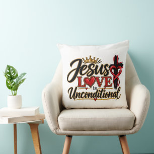 Jesu Liebe ist unbedingt Kissen