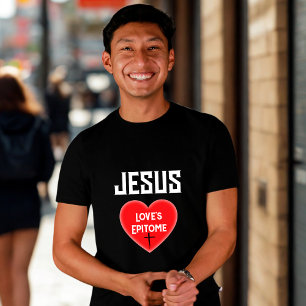 Jesu Liebe's Epitome Herz T - Shirt