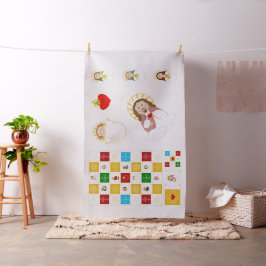 Jesu & Niedlich Saints Baby Quilt Quadrate und Pup Stoff
