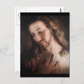 Jesu Postcard Postkarte (Vorne/Hinten)