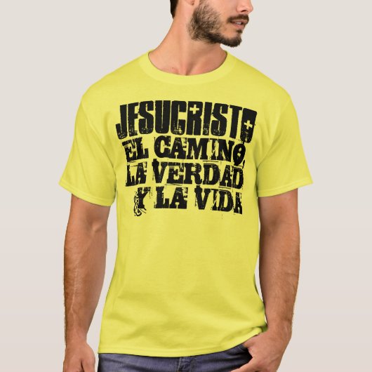 jesucristo der Weg T-Shirt (Vorderseite)
