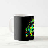 Jesucristo Pop Art Jesus Christus Gesicht katholis Kaffeetasse (Vorderseite Links)