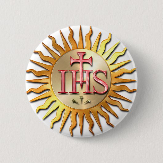 Jesuit-Siegel Button (Vorderseite)