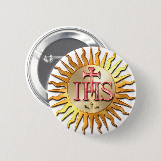 Jesuit-Siegel Button (Vorne & Hinten)