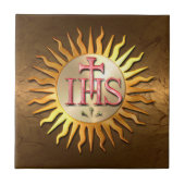 Jesuit-Siegel Fliese (Vorderseite)