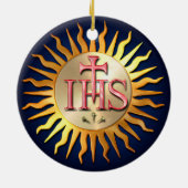 Jesuit-Siegel Keramikornament (Hinten)