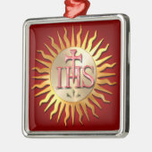 Jesuit-Siegel Ornament Aus Metall (Links)