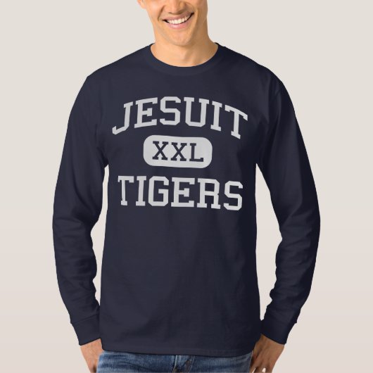 Jesuit - Tiger - Highschool - Tampa Florida T-Shirt (Vorderseite)