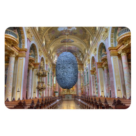 Jesuitenkirche Wien Österreich Magnet (Horizontal)