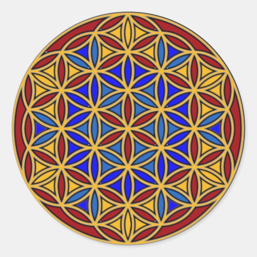 Jesus07 Runder Aufkleber (Vorderseite)