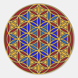 Jesus07 Runder Aufkleber