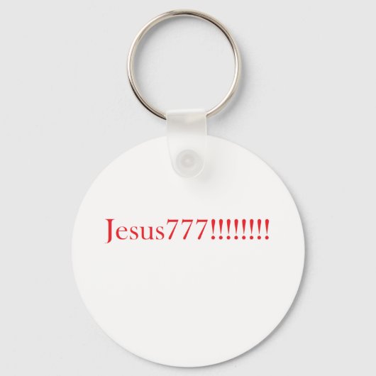 Jesus777!!!!!!! Schlüsselanhänger (Vorderseite)