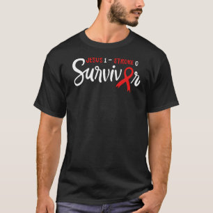 Jesus 1 Schlaganfall 0 Überlebende religiöse Schla T-Shirt