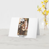 Jesus 1. Wunder als Zombie Karte (Gelbe Blume)