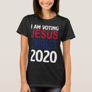 Jesus 2020 Wahlen Signieren Usa Flagge Patriotisch T-Shirt