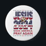 Jesus 2024 bringt Amerika wieder zum Beten Button<br><div class="desc">Jesus 2024 bringt Amerika wieder zum Beten</div>