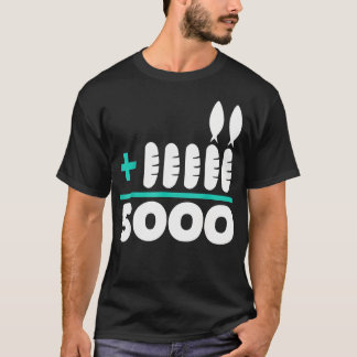 Jesus 2 fischen 5 Breads 5000 gegen den Cu ausgewä T-Shirt