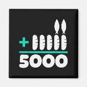 Jesus 2 Fishes 5 Breads 5000 Chosen Against The Cu Magnet (Vorne)