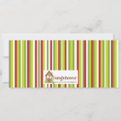 JESUS 2-seitige Weihnachtskarte Weihnachtsmann-ind Einladung (Rückseite)