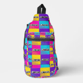 JESUS - 4 Quadratisch Crossbody Bag (Vorderseite)