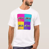 JESUS - 4 Quadratisch  T-Shirt (Vorderseite)