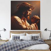 Jesus 8 Canvas Print Picture Leinwanddruck (Insitu (Schlafzimmer))