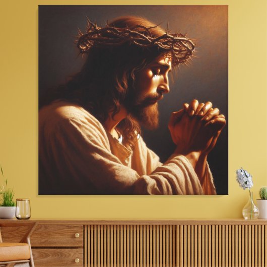 Jesus 8 Canvas Print Picture Leinwanddruck (Insitu (Wohnzimmer))