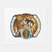 Jesus 9999 ungelesene E-Mails Inbox Zero Büro Humo Fleecedecke (Vorderseite (Horizontal))