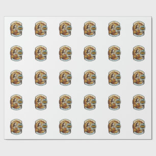 Jesus 9999 ungelesene E-Mails Inbox Zero Büro Humo Geschenkpapier