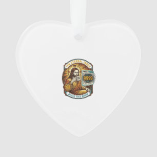 Jesus 9999 ungelesene E-Mails Inbox Zero Büro Humo Ornament