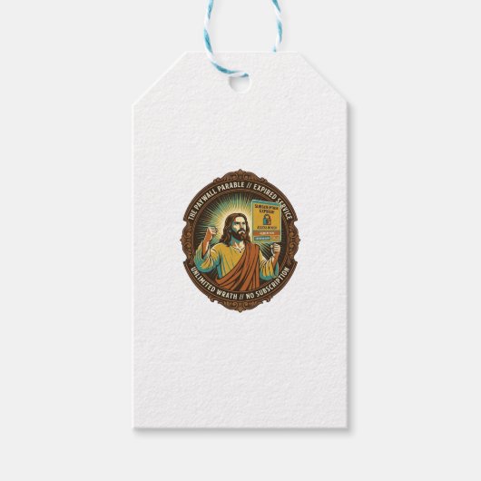 Jesus Abgelaufenes Software-Abonnement Paywall Tec Geschenkanhänger (Vorderseite)