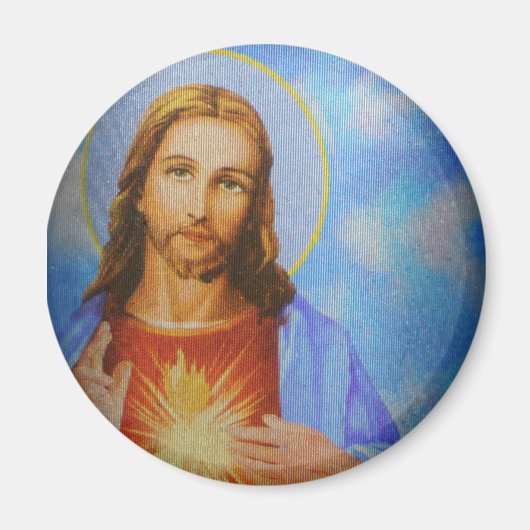Jesus Abzeichen Magnet (Vorne)