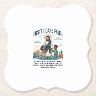 Jesus Adoption Pflege Grafik T-Shirt Christlich A Untersetzer