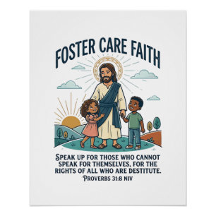 Jesus Adoption Pflegekind Grafik T-Shirt Christlic Poster