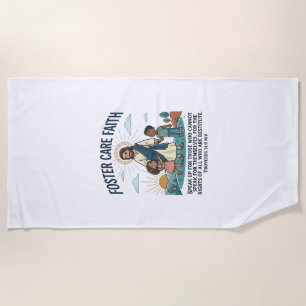 Jesus Adoption Pflegekind Grafik T-Shirt Christlic Strandtuch