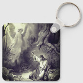 Jesus Agony im Garten Religious Schlüsselanhänger (Rückseite)
