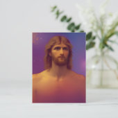 Jesus AI Generated Art Postcard Postkarte (Stehend Vorderseite)