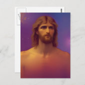 Jesus AI Generated Art Postcard Postkarte (Vorne/Hinten)