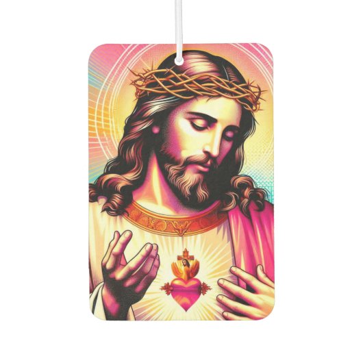 Jesus Air Freshener! Autolufterfrischer (Vorderseite)