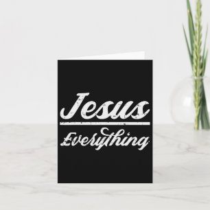 Jesus alles Gott Christlich katholische Religion Karte