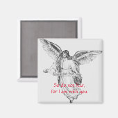 Jesus als Engel Magnet (Vorderseite/Rückseite)