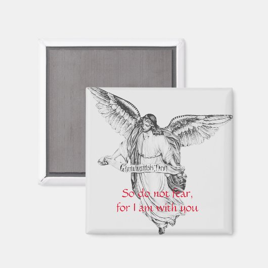 Jesus als Engel Magnet (Vorderseite/Rückseite)