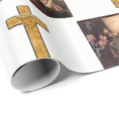 Jesus als Geschenkpapier (Rolleneckpunkt)