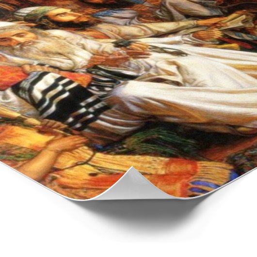 Jesus als Kind im Tempel (Luke 2:39-52 Poster (Ecke)