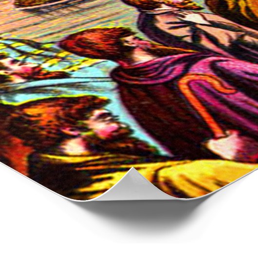 Jesus am Himmelstor Poster (Ecke)