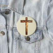 Jesus am Kreuz Button (Beispiel)
